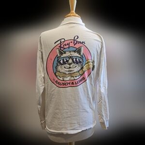 Vintage Ray Ban longsleeve mock neck, L